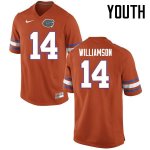 Youth Florida Gators #14 Chris Williamson NCAA Nike Orange Authentic Stitched College Football Jersey SID1562HE